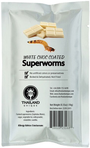 SUPERWORMS CHOCOLATE COATED